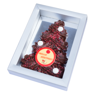 Roomchocolade kerstboom puur