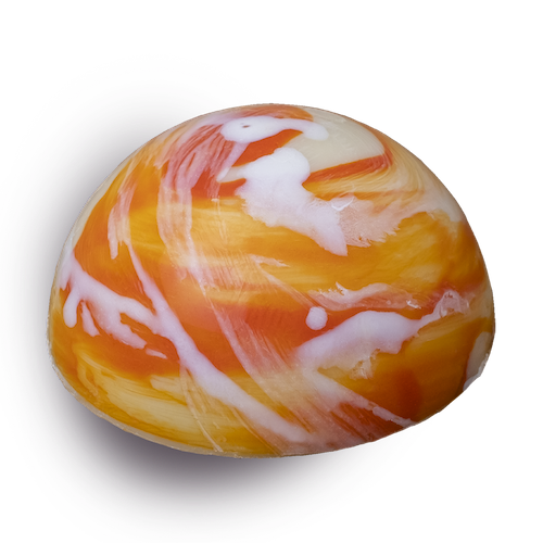 bonbon XL Wit, Mandarijn-Yoghurt, KLEIN FORMAAT