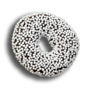 Kerstkransje Witte spikkels, PUUR, KLEIN FORMAAT