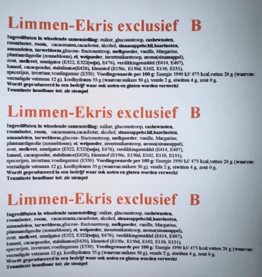 Ekris Gesorteerde bonbons 2kg B