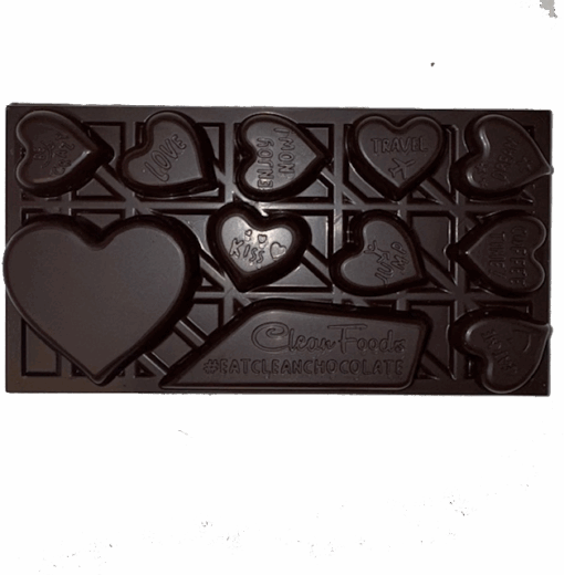 Cleanfood suikervrije chocoladereep puur