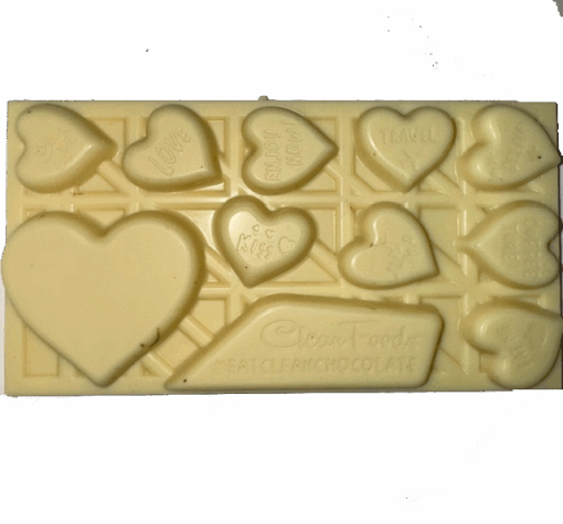 Cleanfood suikervrije chocoladereep wit