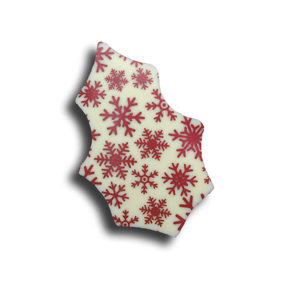 24 Hulstblaadje wit, kerst