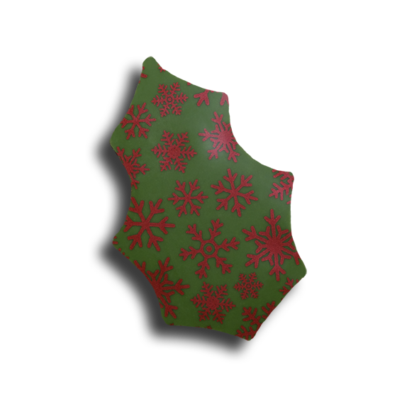 27 Hulstblaadje groen, kerst